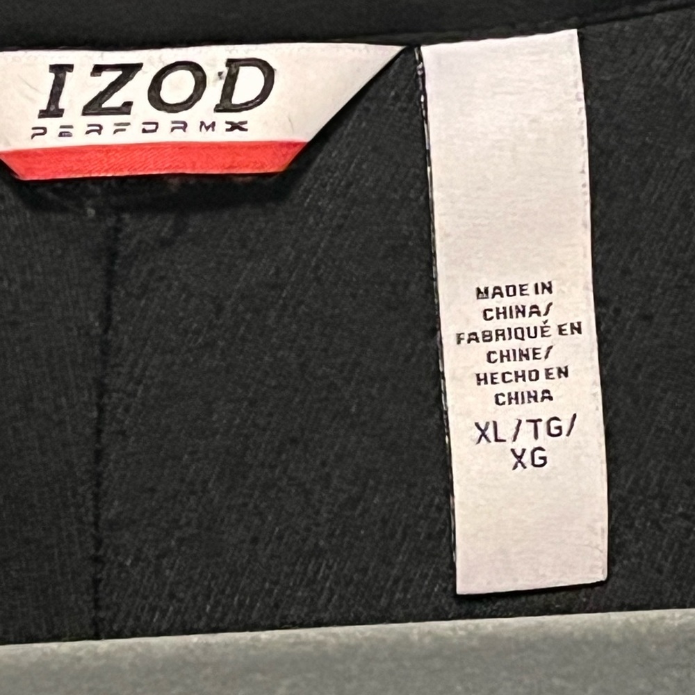 Izod XL mens black jacket - Picture 7 of 8